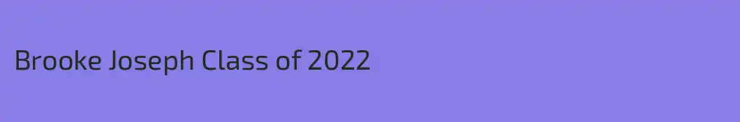 Brooke Joseph Class of 2022